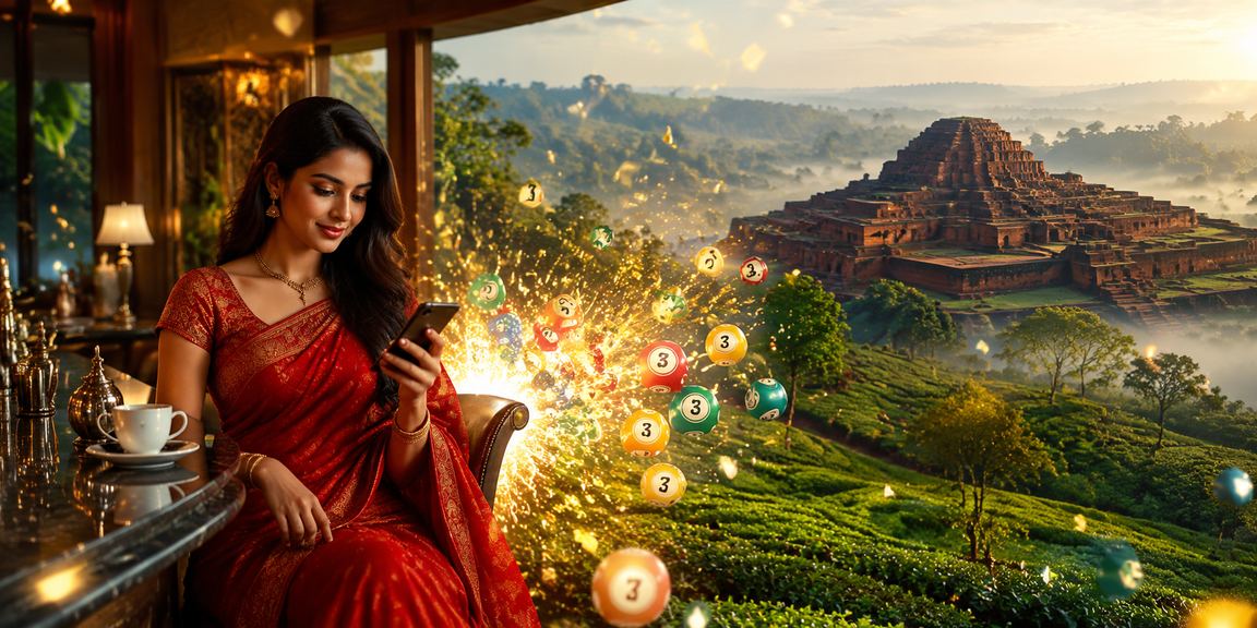 বাংলাদেশে একজন নারী jeeta লটারি টিকিট দেখছেন