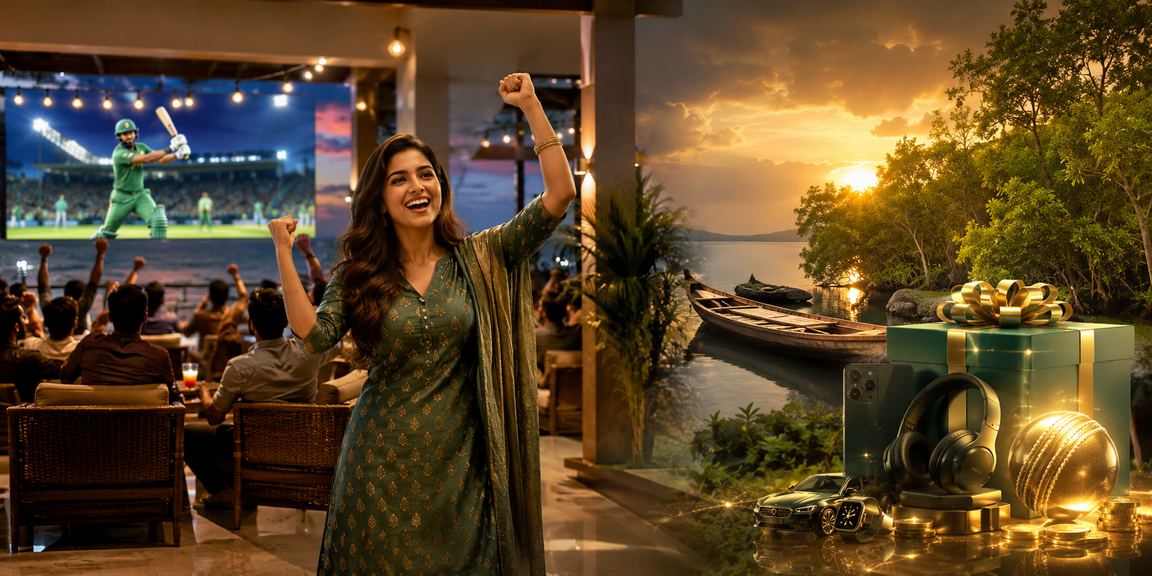 কক্সবাজার সৈকতে ক্রিকেট বেটিং উপভোগ করছেন একজন বাংলাদেশি ব্যবহারকারী