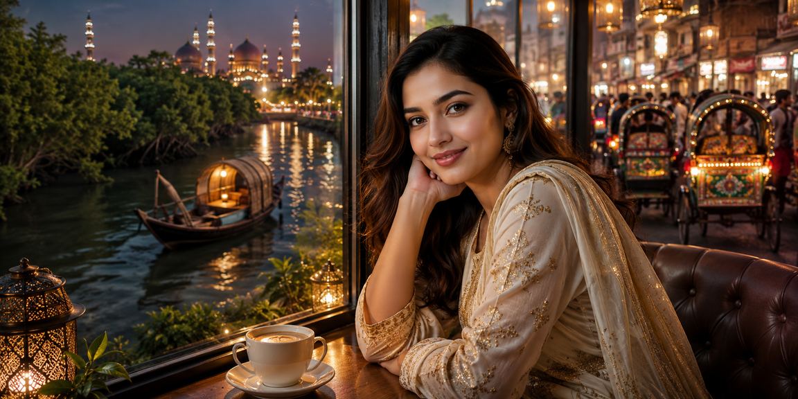 ঢাকায় ঈদ উৎসবে jeeta প্ল্যাটফর্ম উপভোগ করছেন একজন বাংলাদেশি ব্যবহারকারী